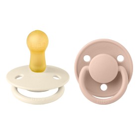 Bild på BIBS De Lux 2-pack Latex Size 2 Ivory/Blush