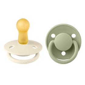 Bild på BIBS De Lux 2-pack Latex Size 2 Ivory/Sage