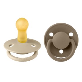 Bild på BIBS De Lux 2-pack Latex Size 2 Vanilla/Dark Oak