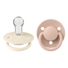 Bild på BIBS De Lux 2-pack Silicone Onesize Ivory/Blush