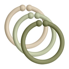 Bild på BIBS Loops 12-pack Vanilla/Sage/Olive