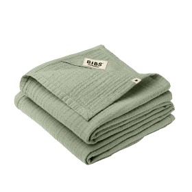 Bild på BIBS Muslin Cloth 2-pack 70x70 cm Sage