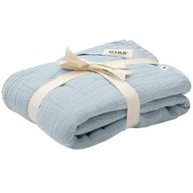 Bild på BIBS Muslin Swaddle 120x120cm Baby Blue