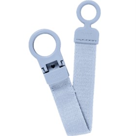 Bild på BIBS Pacifier Clip Loop Dusty Blue