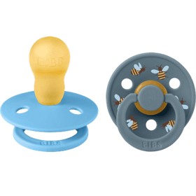 Bild på BIBS Pacifier Studio Colour 2-pack Bumblebee Latex Size 3 Breeze Mix