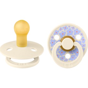 Bild på BIBS Pacifier Studio Colour 2-pack Jasmine Latex Size 1 Ivory Mix