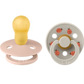 Bild på BIBS Pacifier Studio Colour 2-pack Ladybug Latex Size 3 Blush Mix