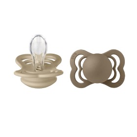 Bild på BIBS Supreme 2-pack Silicone Size 1 Vanilla/Dark Oak