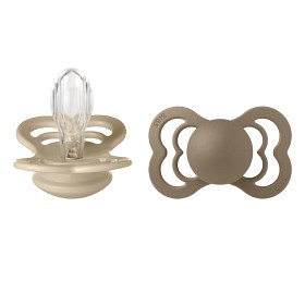 Bild på BIBS Supreme 2-pack Silicone Size 2 Vanilla/Dark Oak