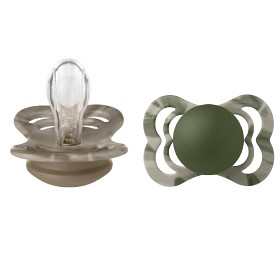 Bild på BIBS Supreme Camo 2-pack Silicone Size 1 Green Mix