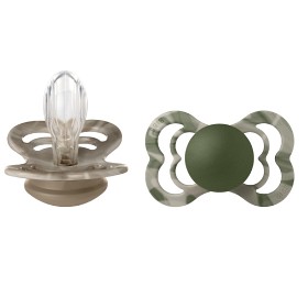 Bild på BIBS Supreme Camo 2-pack Silicone Size 2 Green Mix