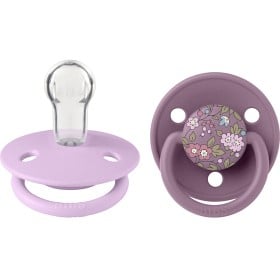 Bild på BIBS x Liberty 2-pack De Lux Chamomile Lawn Silicone Onesize Mauve Mix