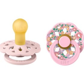 Bild på BIBS x Liberty Pacifier Boheme 2-pack Oscar Meadow Latex Size 1, Blossom Mix