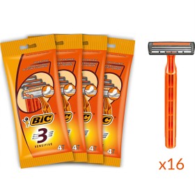 Bild på BIC 3 Sensitive Multipack rakhyvlar 16 st