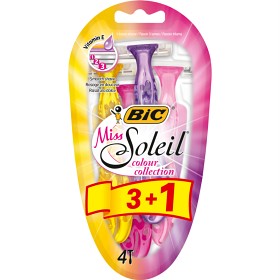 Bild på BIC Miss Soleil Colour Collection rakhyvlar 4 st