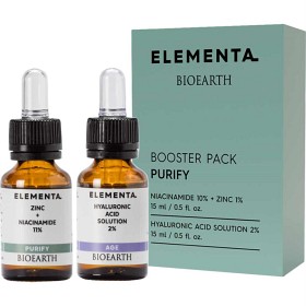 Bild på Bioearth Elementa Booster Pack Purify (Niacinamide + Hyaluronic Acid) 2 x 15 ml