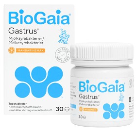 Bild på BioGaia Gastrus 30 tuggtabletter