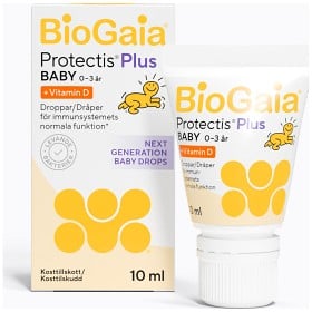 Bild på BioGaia Protectis Plus droppar med vitamin D