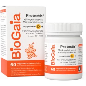 Bild på BioGaia Protectis Vitamin D3 20 µg 60 tuggtabletter
