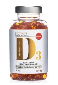 Bild på BioSalma D3-vitamin 10 µg 210 kapslar