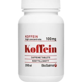 Bild på BioSalma Koffein 100 mg 200 tabletter