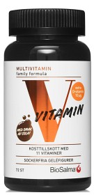 Bild på BioSalma Multivitamin Family 72 st