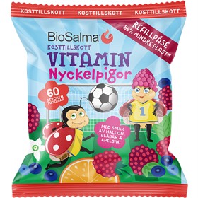 Bild på BioSalma Nyckelpiga Multivitamin Refill 60 st