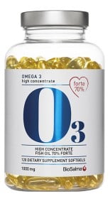 Bild på BioSalma Omega3 Forte 70% 1000 mg 120 kapslar 