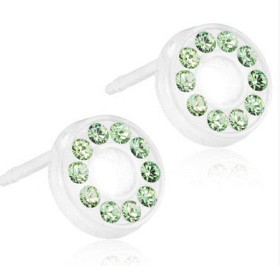 Bild på Blomdahl Brilliance Puck Hollow Peridot 8 mm