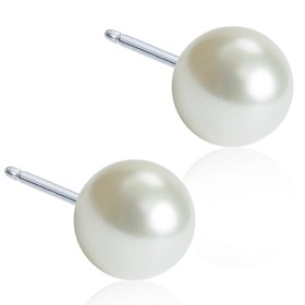 Bild på Blomdahl NT Pearl 6 mm, White