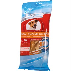 Bild på Bogadent Dental Enzyme Stripes Medium Hund 100 g