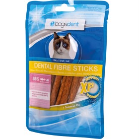 Bild på Bogadent Dental Fibre Sticks Salmon Katt 50 g