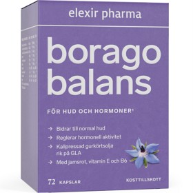Bild på Elexir Pharma Borago Balans 72 kapslar