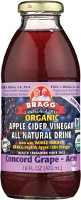 Bild på Bragg Äppelcidervinäger Dryck Druva Acai 473 ml