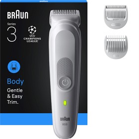 Bild på Braun Body Groomer Series 3 Kroppstrimmer +3 Stylingverktyg BG3530 Grå