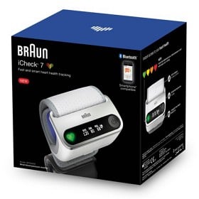 Bild på Braun iCheck7 blodtrycksmätare handled