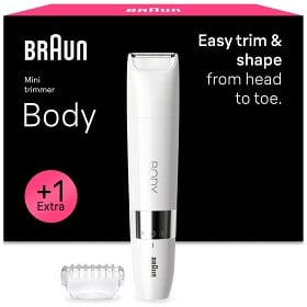 Bild på Braun Minitrimmer, Kroppstrimmer, BS1000, Vit