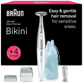 Bild på Braun Silk·épil Bikinitrimmer, + 4 tillbehör, FG1100, Vit