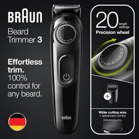 Bild på Braun Skäggtrimmer 3 BT3322