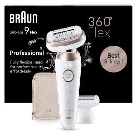 Bild på Braun Silk-épil 9 Flex 3D 9-030 Vit/Rosétitan