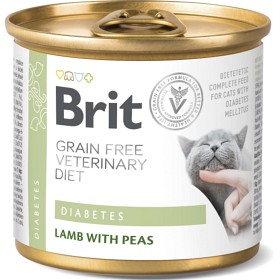 Bild på Brit GF Vet Diet Cat Cans Diabetes 200 g
