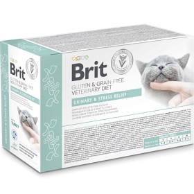 Bild på Brit VD Urinary and Stress Relief Cat Pouch 12x85g