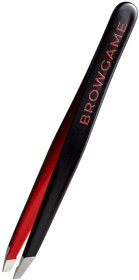 Bild på Browgame Cosmetics Signature Tweezer Slanted Black & Red