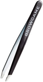 Bild på Browgame Cosmetics Signature Tweezer Slanted Black & White
