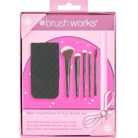 Bild på Brushworks Mini Travel Face & Eye Brush Set