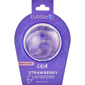 Bild på BubbleT Calm Strawberry & Lavender Bath Fizzer