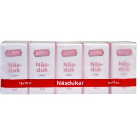 Bild på Budget Näsdukar 15x10st