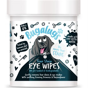 Bild på Bugalugs Tear Stain Eye Wipes 100 st