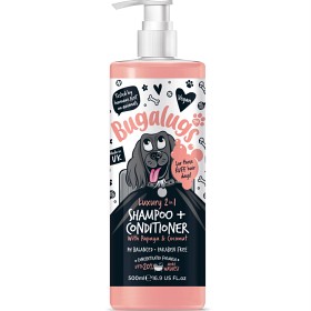 Bild på Bugalugs Luxury 2 in 1 Papaya & Coconut Shampoo 500 ml