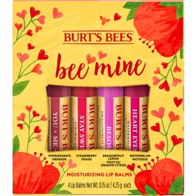 Bild på Burt's Bees Bee Mine Lip Balm Gift Set 4 x 4,25 g